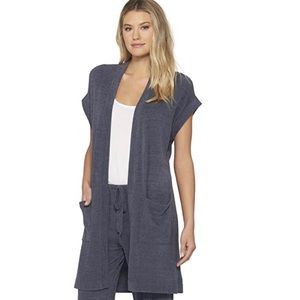 Barefoot Dreams Cap Sleeve Knit Cardigan